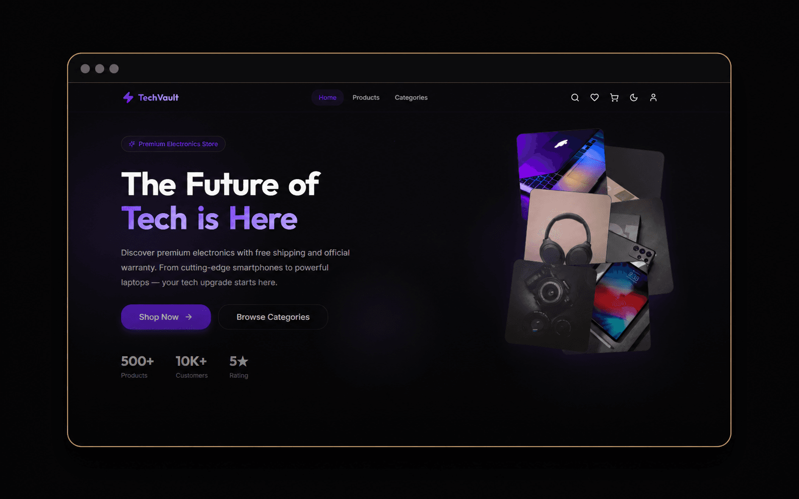 TechVault — Premium E-Commerce
